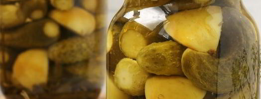 огурцы, маринованные с яблоками без стерилизации. Шаг 11