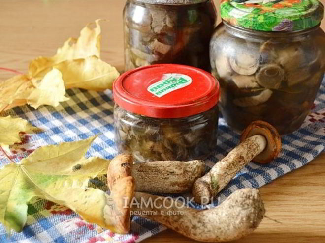 Рецепт подосиновиков маринованных на зиму без стерилизации