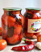 Помидоры маринованные с базиликом и яблочным уксусом