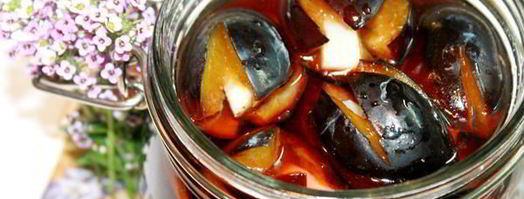 слива маринованная с чесноком. Шаг 4
