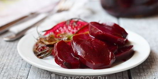Свекла, маринованная с апельсином