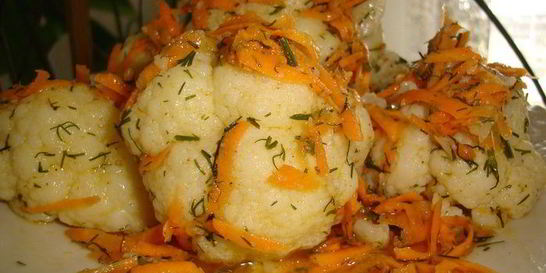 Цветная капуста маринованная