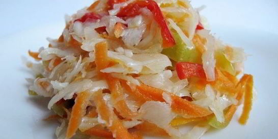 Вкусная маринованная капуста хрустящая