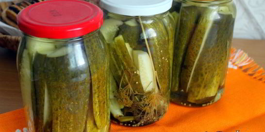 Закусочные маринованные огурцы