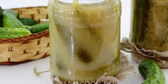 Огурцы в горчичной заливке на зиму