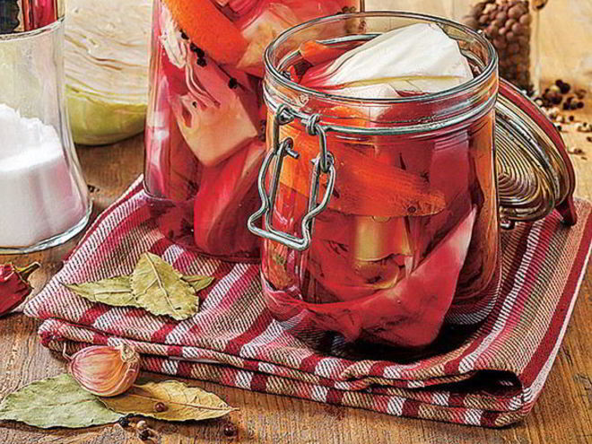 Рецепт острой квашеной капусты