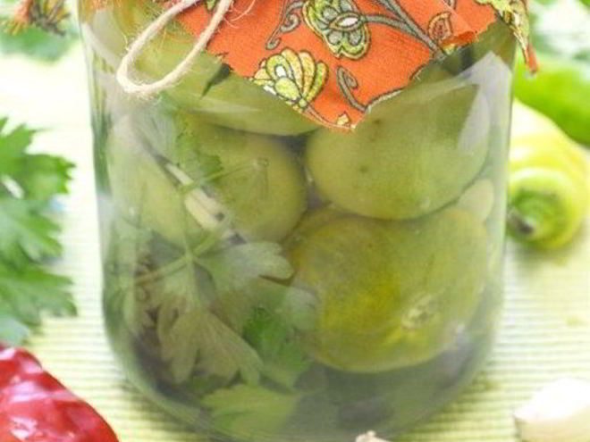 Рецепт острых помидоров на зиму