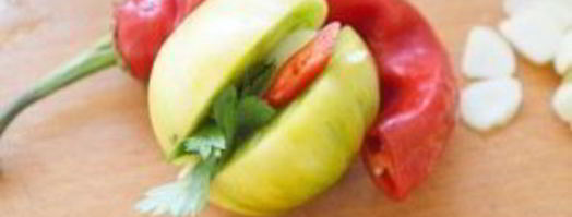 острые помидоры на зиму. Шаг 2