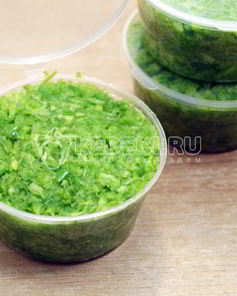 Паста из чесночных стрелок на зиму Заморозка