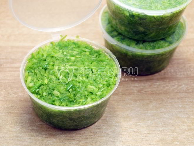 Рецепт пасты из чесночных стрелок на зиму заморозка