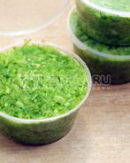 Паста из чесночных стрелок на зиму Заморозка