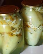 Перец, фаршированный капустой на зиму