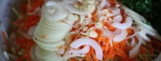 перец, фаршированный капустой на зиму. Шаг 2