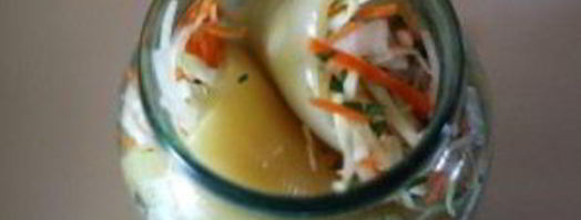 перец, фаршированный капустой на зиму. Шаг 3