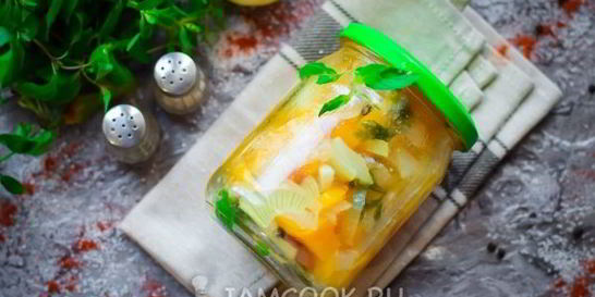 Перец с луком на зиму