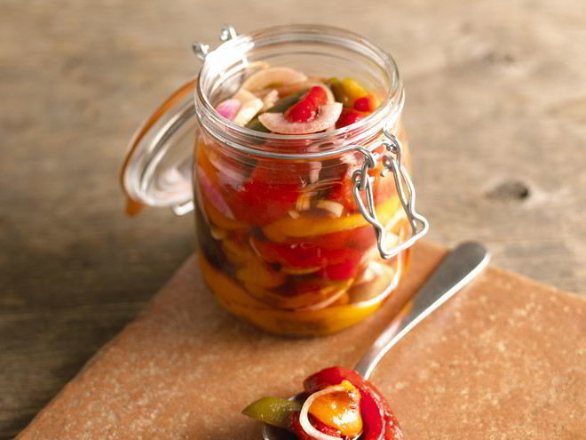 Рецепт перца в масле