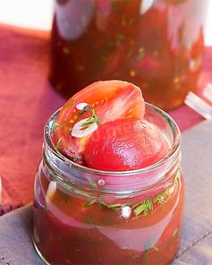 Помидоры дольками без стерилизации на зиму