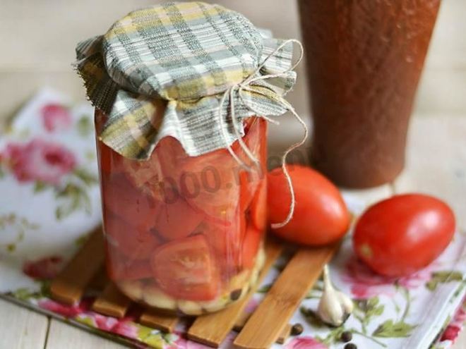 Рецепт помидоров по-чешски на зиму