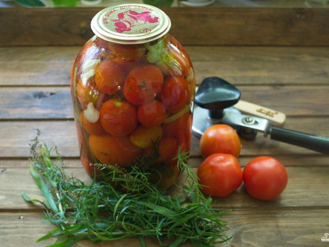 Рецепт помидоров в банках на зиму