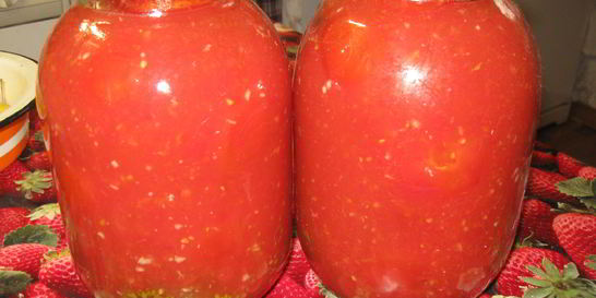 Помидоры в собственном соку на зиму