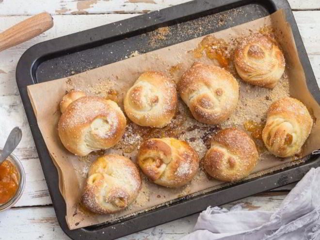 Рецепт булочек с повидлом