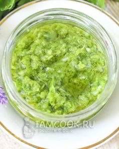 Приправа из чесночных стрелок на зиму