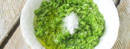 приправа из чесночных стрелок на зиму. Шаг 7