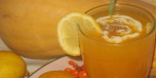 Сок из тыквы и яблок на зиму