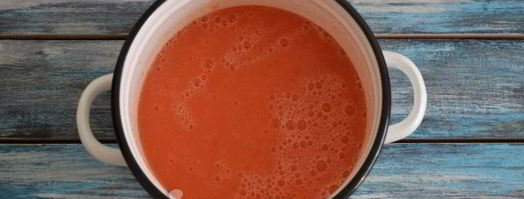 сок томатный с мякотью на зиму. Шаг 6