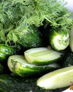 Малосольные огурчики в пакете