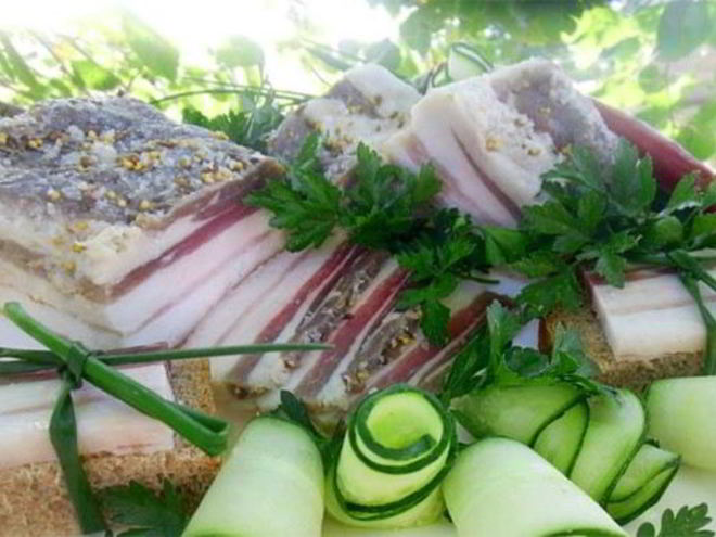 Рецепт сала по-домашнему