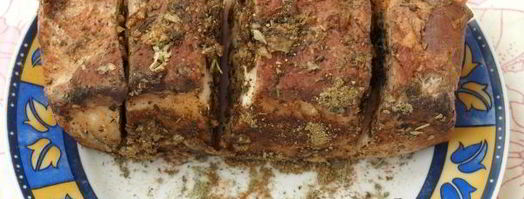 сало в луковой шелухе. Шаг 5