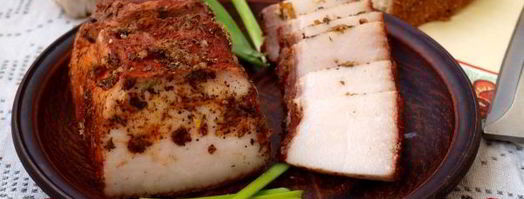 сало в луковой шелухе. Шаг 8