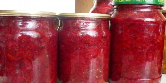 Свекла с луком на зиму