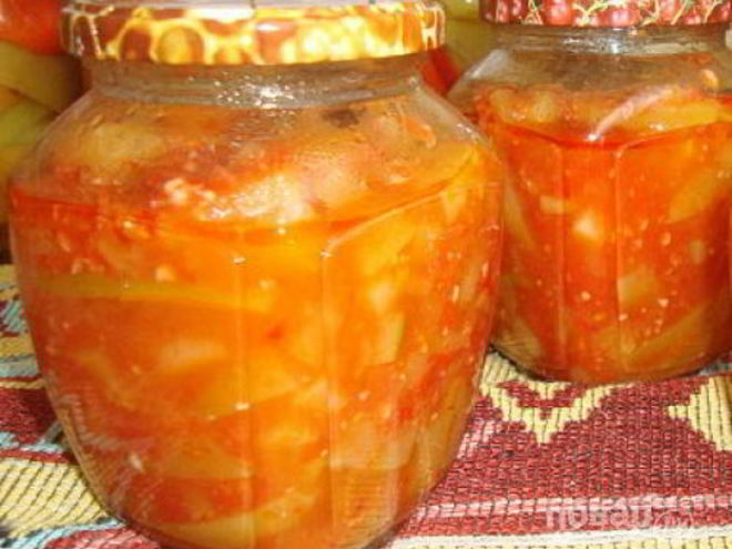 Рецепт тещиного языка из кабачков на зиму