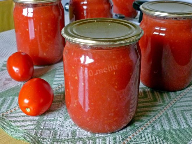 Рецепт томатного сока на зиму на мясорубке
