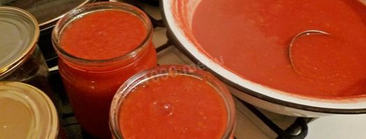 томатный сок на зиму на мясорубке. Шаг 7