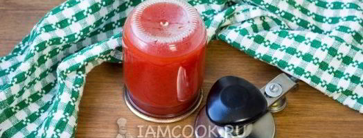 томатный сок в блендере на зиму. Шаг 16