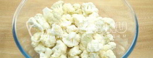 цветная капуста с помидорами на зиму. Шаг 3