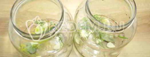 цветная капуста с помидорами на зиму. Шаг 4