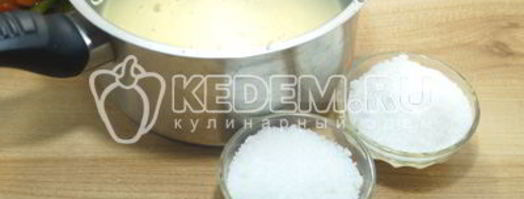 цветная капуста с помидорами на зиму. Шаг 8