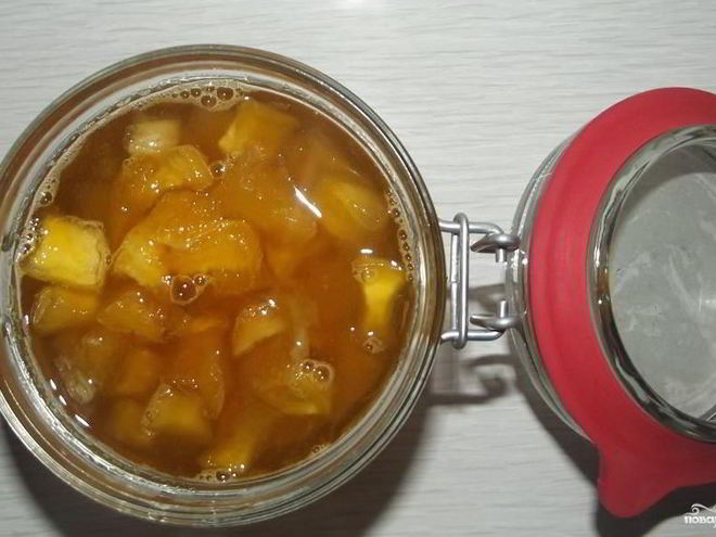 Рецепт тыквы с апельсином на зиму