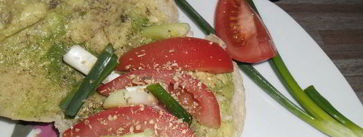 авокадо с помидорами с вареньем. Шаг 3