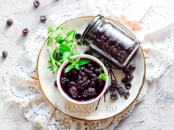 Рецепт ежевичного варенья-пятиминутки