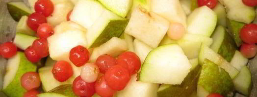 грушевое варенье с брусникой. Шаг 2