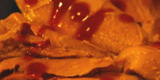 Индейка с брусничным вареньем