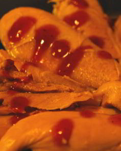 Индейка с брусничным вареньем