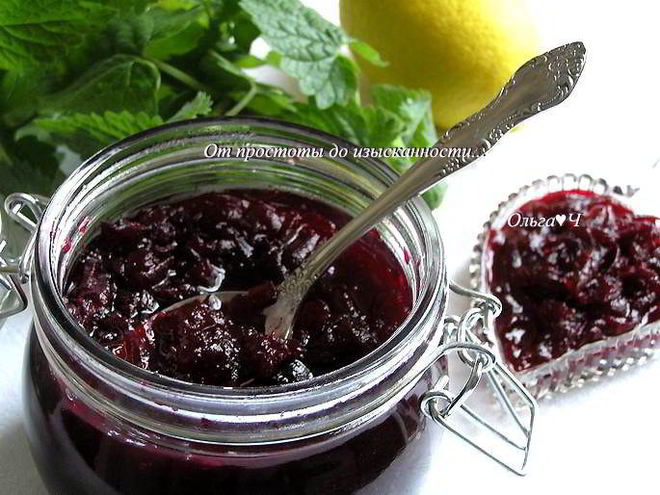 Рецепт конфитюра из свеклы с лимоном и мятой