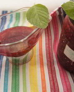 Малиновое варенье с мятой