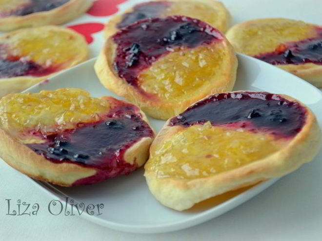 Рецепт мандрик с вареньем